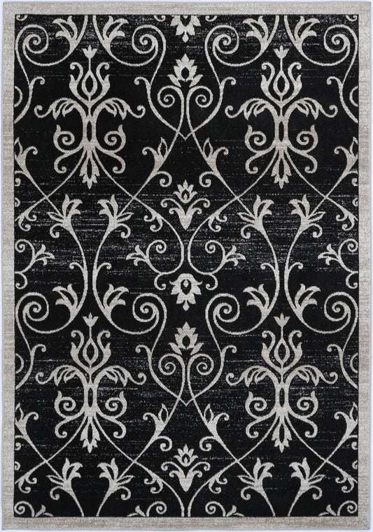 Oporto Rizhao Black & Cream Contemporary Soft RugOporto Rizhao Black & Cream Contemporary Soft Rug - /products/oporto-rizhao-black-cream-contemporary-soft-rug