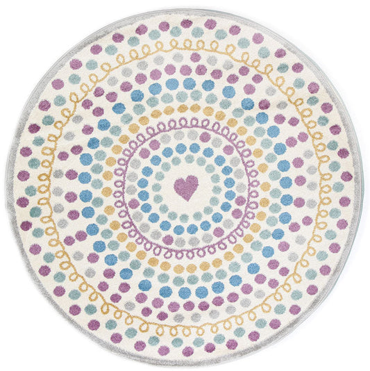 Piccolo Multi Colour and Pink Polka Dot Love Heart Kids Round RugPiccolo Multi Colour and Pink Polka Dot Love Heart Kids Round Rug - /products/piccolo-multi-colour-and-pink-polka-dot-love-heart-kids-round-rug