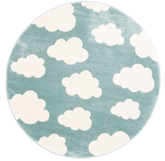 Piccolo Aqua White Cloud Kids Round RugPiccolo Aqua White Cloud Kids Round Rug - /products/piccolo-aqua-white-cloud-kids-round-rug