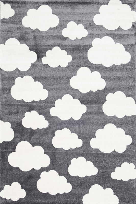 Piccolo Dark Grey and White Cloud Kids RugPiccolo Dark Grey and White Cloud Kids Rug - /products/cloud-dark-grey-white