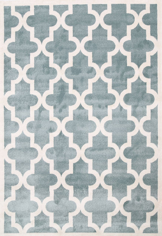 Piccolo Aqua White Lattice Pattern Kids RugPiccolo Aqua White Lattice Pattern Kids Rug - /products/lattice-pattern-light-blue-white