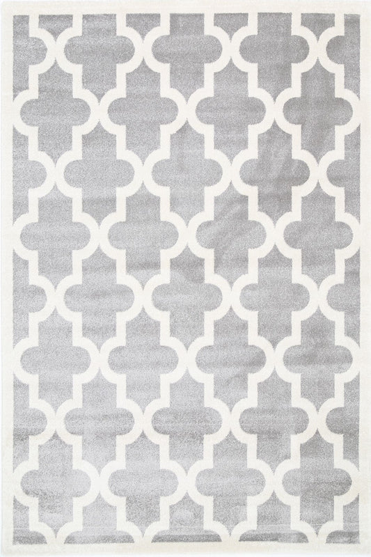 Piccolo Light Grey and White Lattice Pattern Kids RugPiccolo Light Grey and White Lattice Pattern Kids Rug - /products/lattice-pattern-light-grey-white