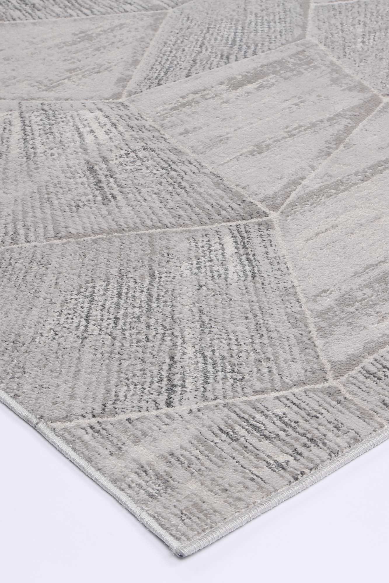 Porto Mason Grey Geometric Rug