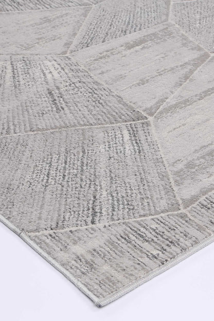 Porto Mason Grey Geometric Rug