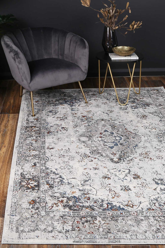 Porto Ava Ivory & Blue Traditional Rug - /products/porto-port07-d815a