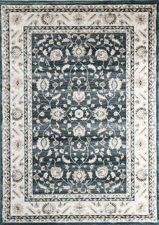 Prague Francesca Green & Cream Traditional RugPrague Francesca Green & Cream Traditional Rug - /products/prague-13414-35