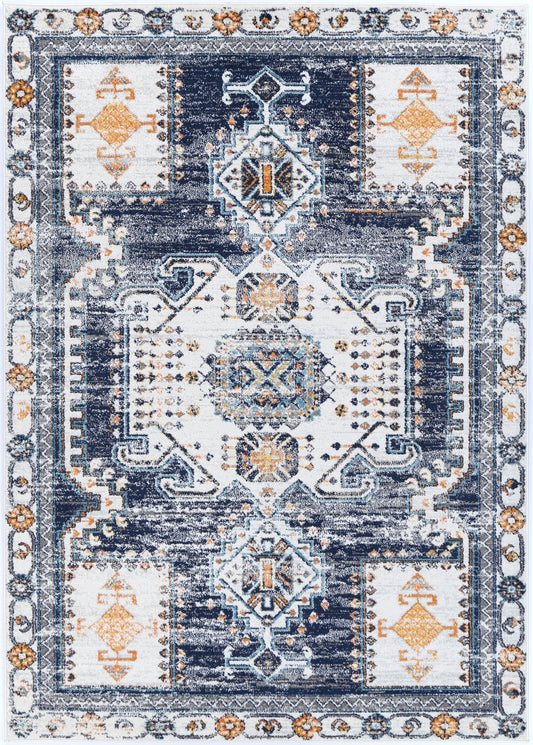 Provence Sunburst Dark Blue & Cream RugProvence Sunburst Dark Blue & Cream Rug - /products/provence-sunburst-dark-blue-cream-rug