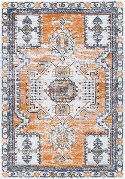 Provence Sunburst Terracotta & Cream Rug