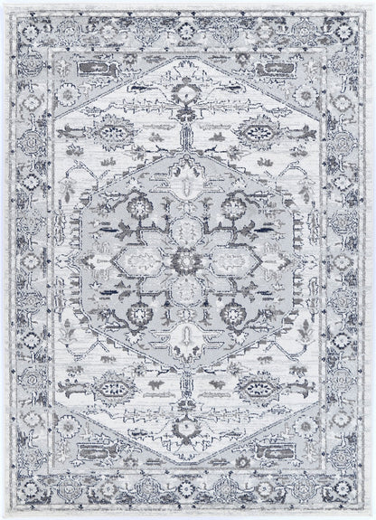 Provence Perpignan Grey Traditional Rug