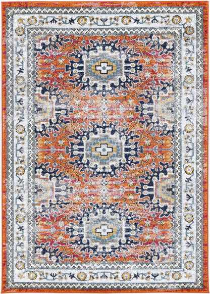 Provence Cannes Orange Transitional Rug