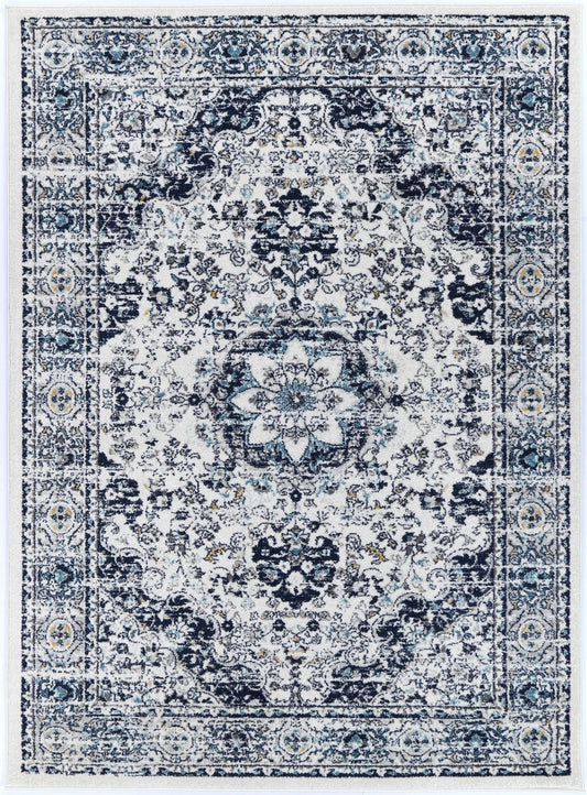 Provence Gruissan Blue & Ivory Transitional RugProvence Gruissan Blue & Ivory Transitional Rug - /products/provence-22