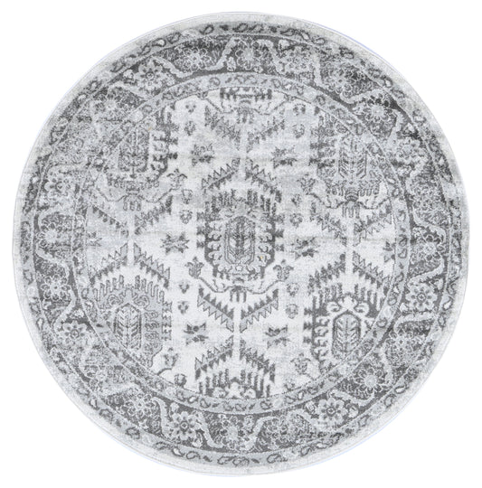 Provence Pau Cream & Grey Traditional Round RugProvence Pau Cream & Grey Traditional Round Rug - /products/provence-pau