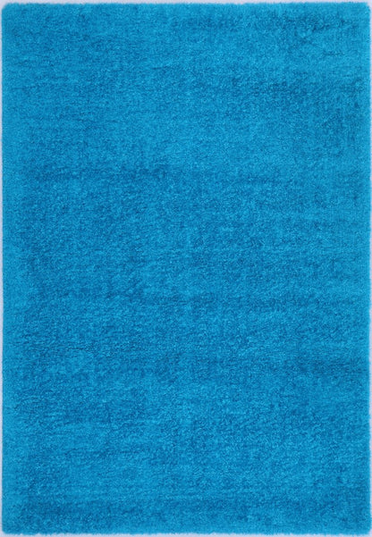 Puffy Soft Shag Teal Rug