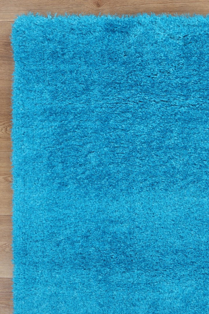 Perth Soft Shag Teal Rug