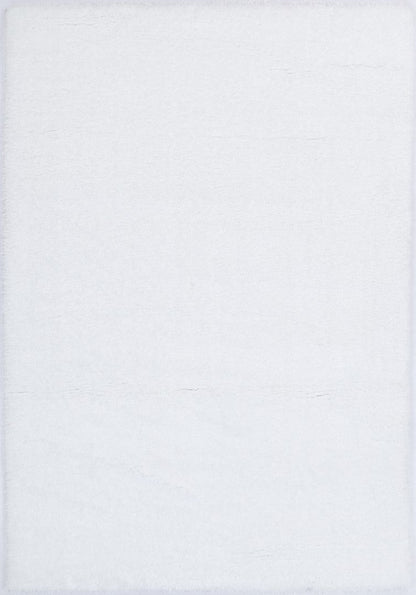 Perth Soft Shag White Rug