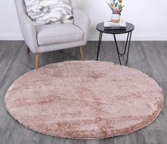 Perth Soft Shag Round Rug Camel - /products/perth-soft-shag-round-rug-camel