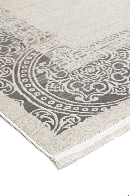 Rapsody Bach Ash Contemporary Rug