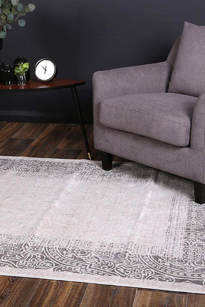 Rapsody Bach Ash Contemporary Rug