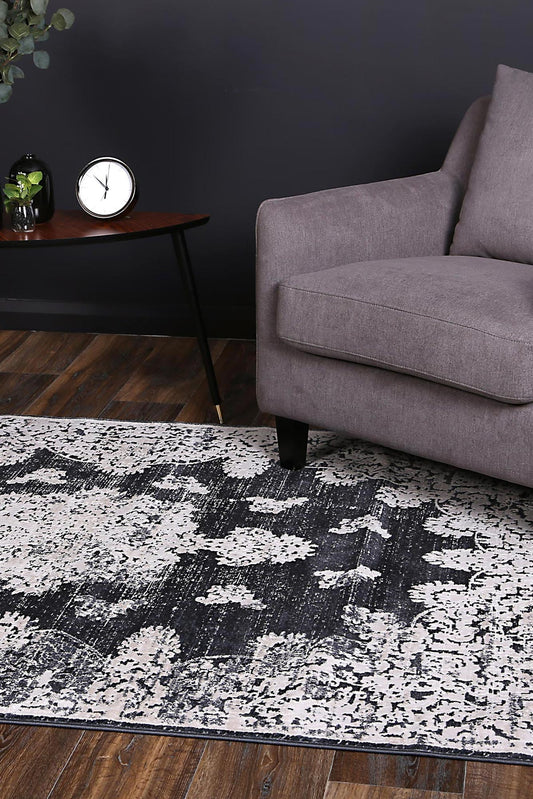 Rapsody Bizet Navy Transitional Rug - /products/rapsody-medallion-navy-rug