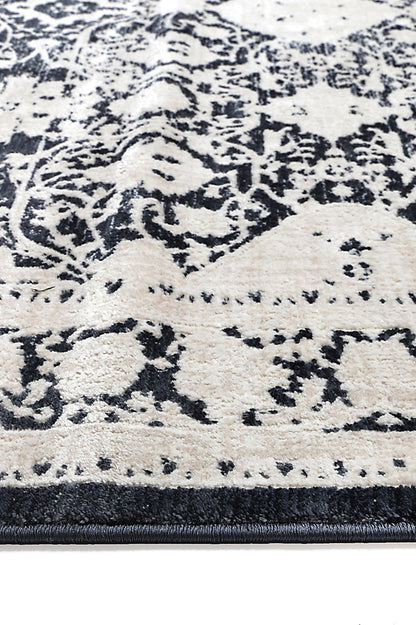 Rapsody Rossini Navy Traditional Rug