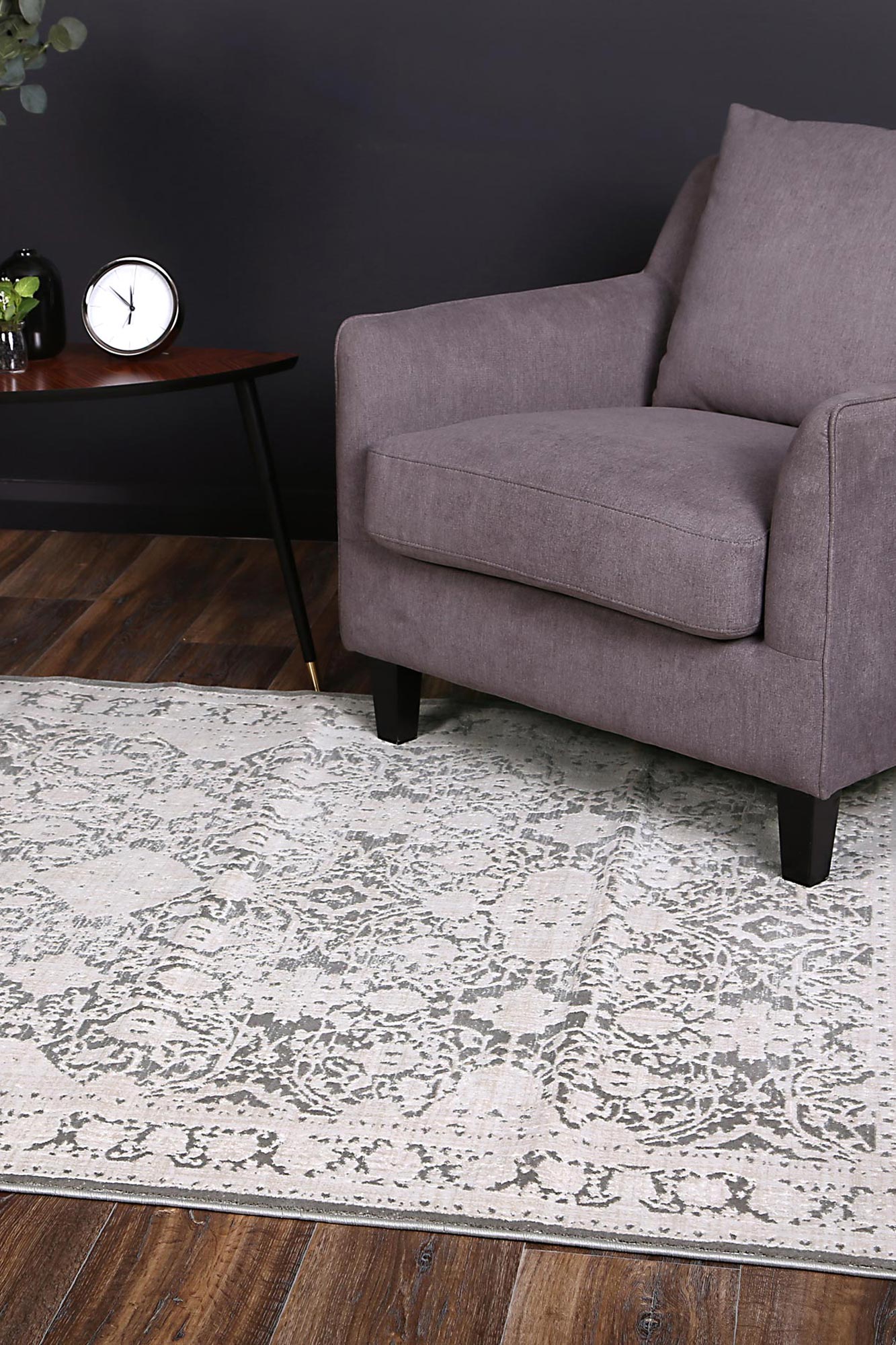 Rapsody Rossini Grey Traditional Rug