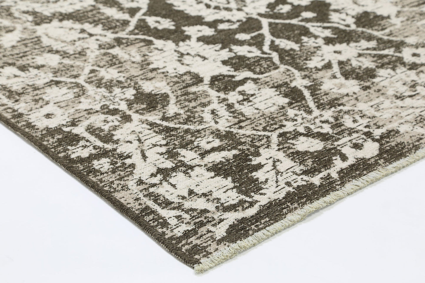 Rustic Vineyard Beige Contemporary Rug