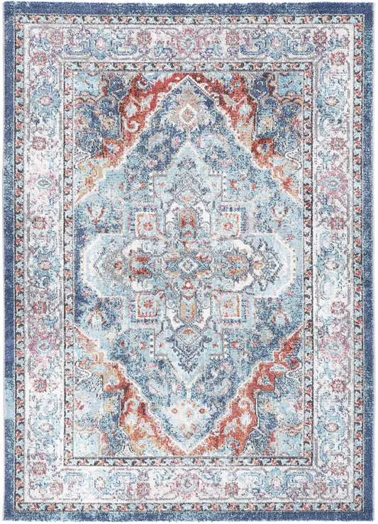 Salsa Maykel Blue & Terracotta Transitional RugSalsa Maykel Blue & Terracotta Transitional Rug - /products/salsa-maykel-blue-terracotta-transitional-rug