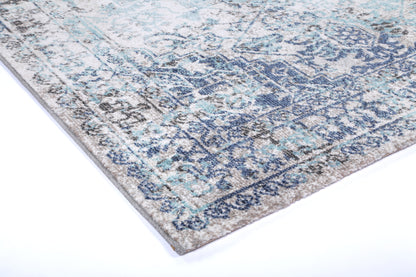 Salsa Adrianita Ivory & Blue Transitional Rug