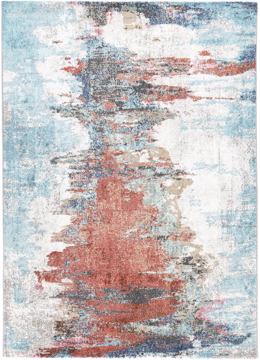 Salsa Jorge Blue & Terracotta Abstract RugSalsa Jorge Blue & Terracotta Abstract Rug - /products/salsa-jorge-blue-terracotta-abstract-rug