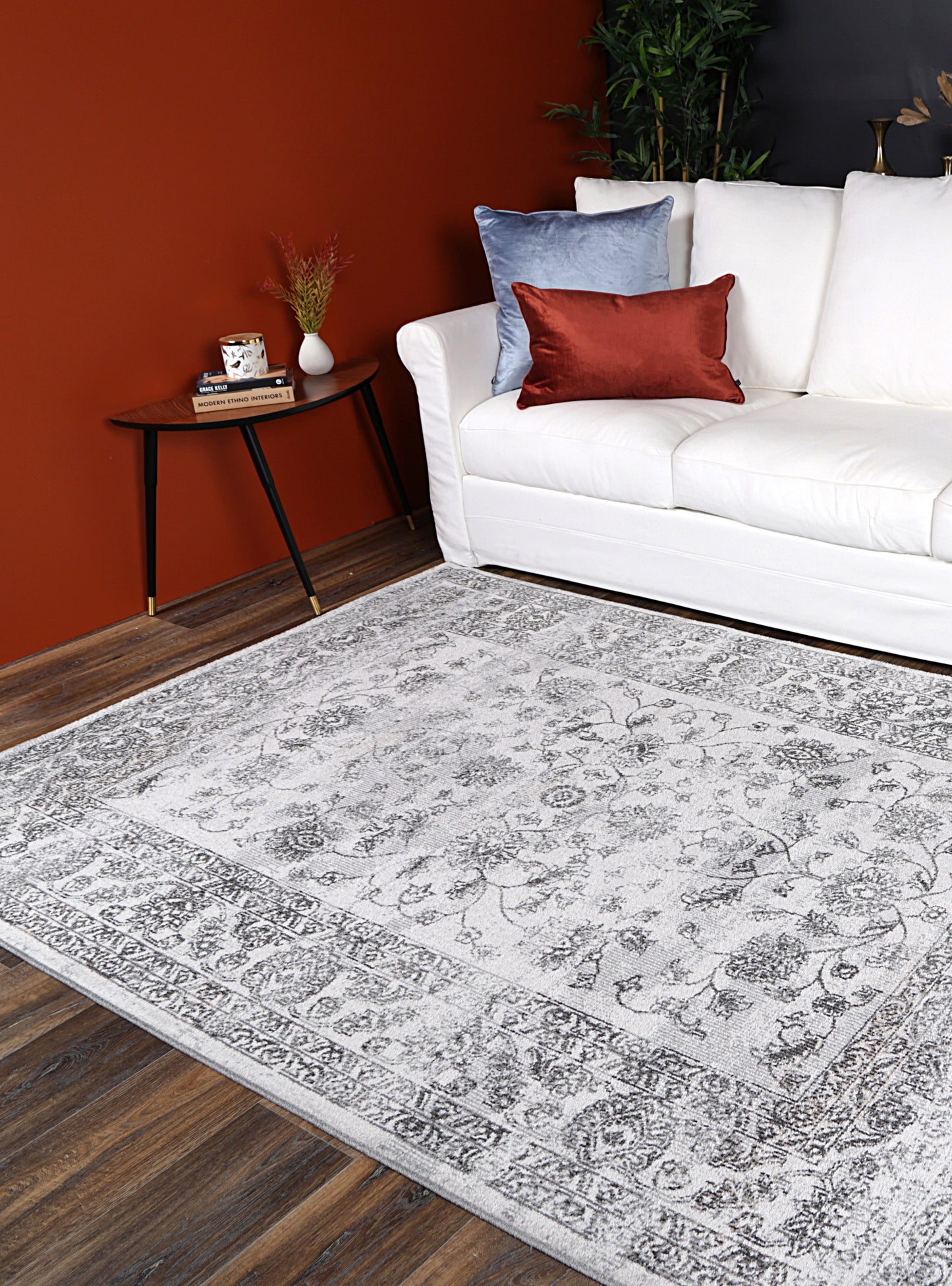 Salsa Serena Grey & Ivory Rug