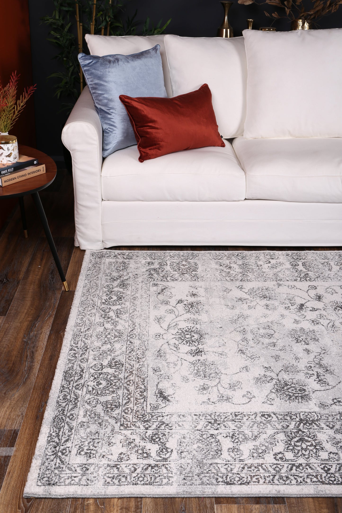 Salsa Serena Grey & Ivory Rug