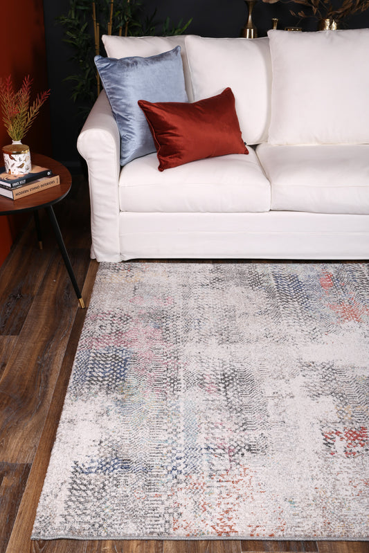 Salsa Ernesto Grey & Terracotta Tribal Rug - /products/salsa-ernesto-grey-terracotta-tribal-rug