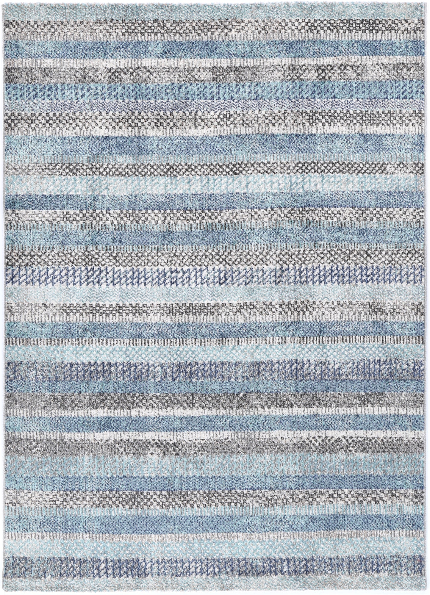 Salsa Luis Blue & Grey Tribal Rug