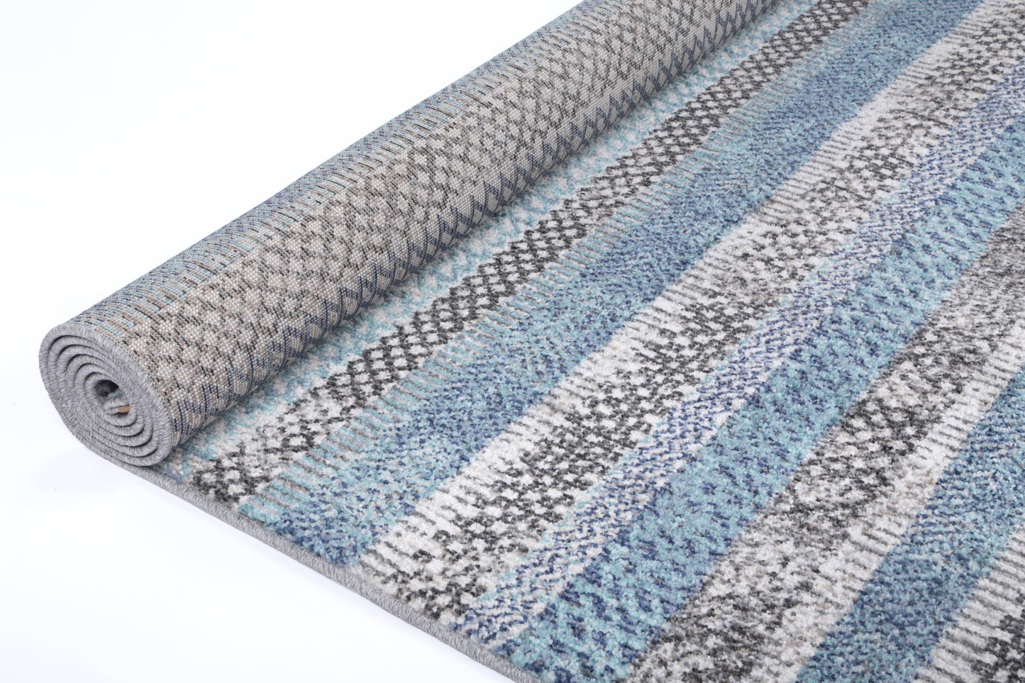 Salsa Luis Blue & Grey Tribal Rug