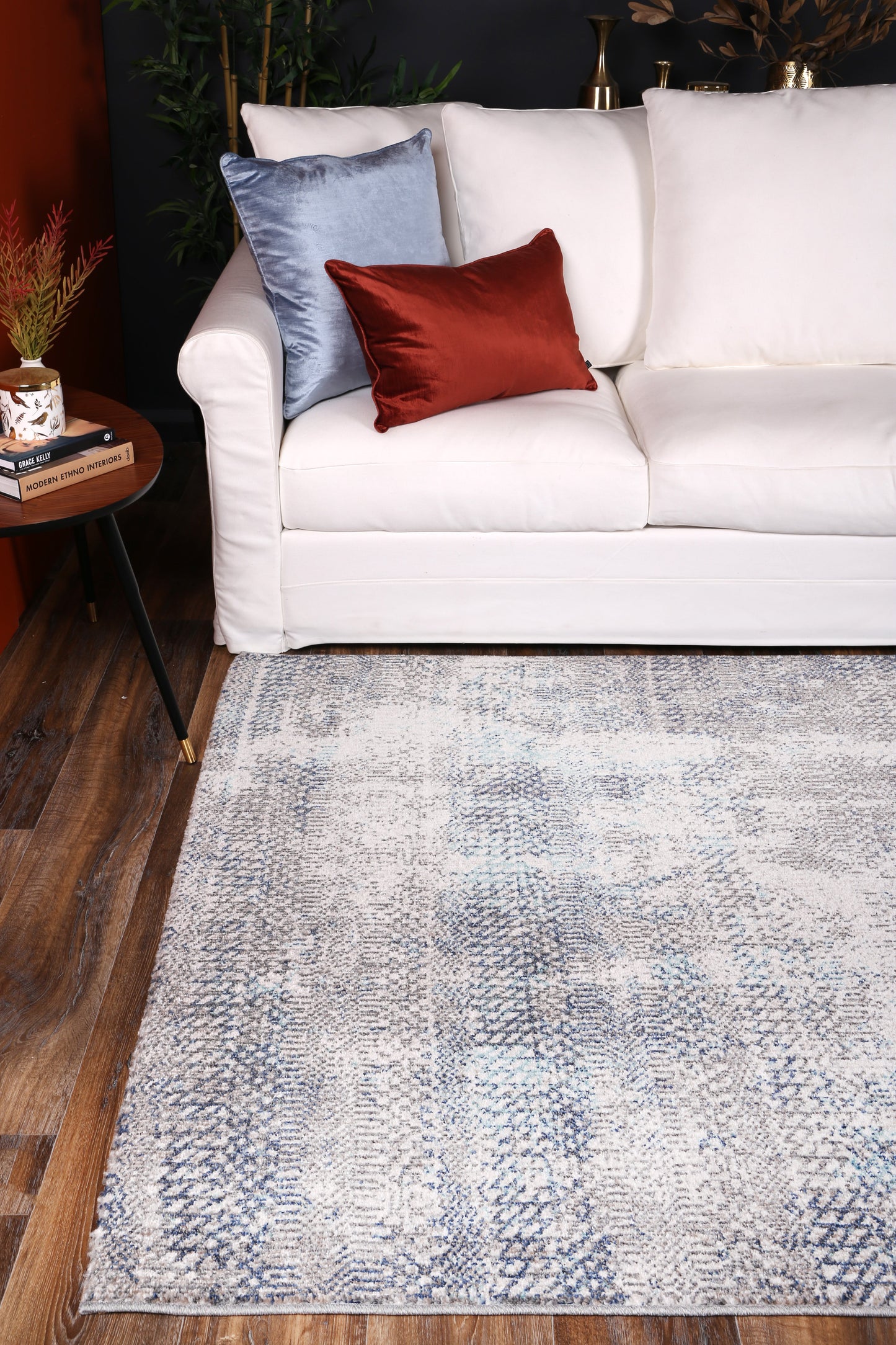 Salsa Eli Grey Tribal Rug