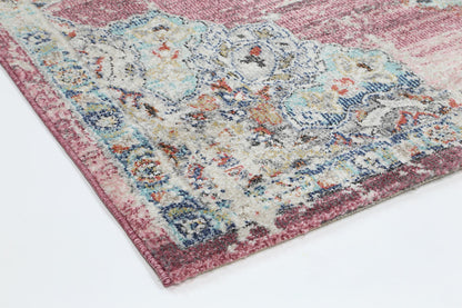 Salsa Hollow Medalion Transitional Blush Rug