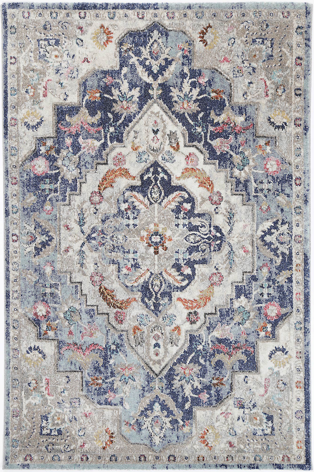 Salsa Alexander Transitional Navy Multi Rug