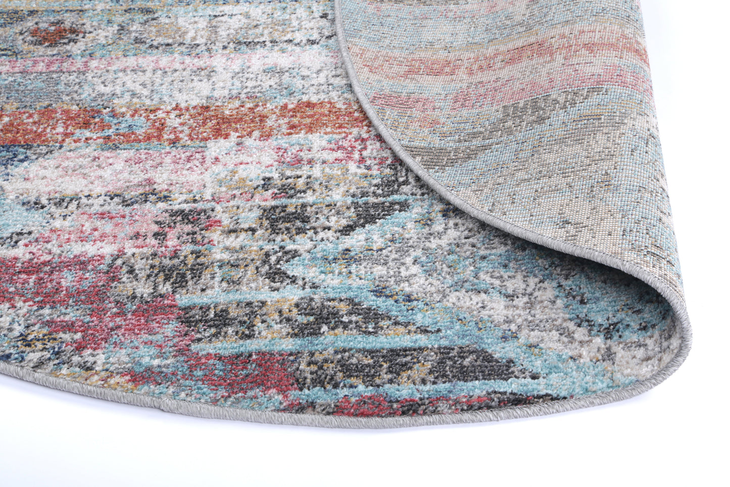 Salsa Taillerfer Multi Ikat Round Rug