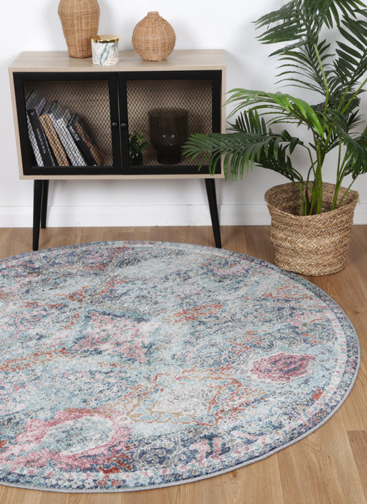 Salsa Cherie Multi Transitional Round Rug - /products/salsa-cherie-multi-transitional-round-rug