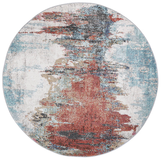 Salsa Jorge Blue & Terracotta Abstract Round RugSalsa Jorge Blue & Terracotta Abstract Round Rug - /products/salsa-jorge-blue-terracotta-abstract-round-rug