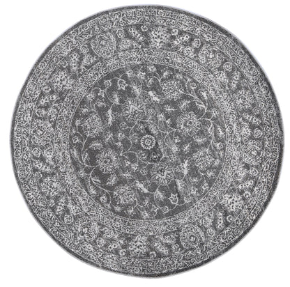 Salsa Dorian Grey Transitional Round Rug