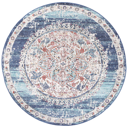 Salsa Hollow Medalion Transitional Navy & Multi Round RugSalsa Hollow Medalion Transitional Navy & Multi Round Rug - /products/salsa-transitional-navy-multi-round-rug