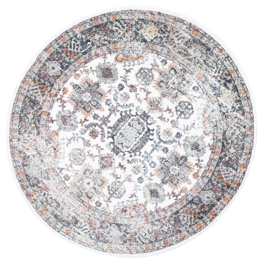 Santa Fe Camino Border Cream Round RugSanta Fe Camino Border Cream Round Rug - /products/santa-fe-boarder-cream-round-rug