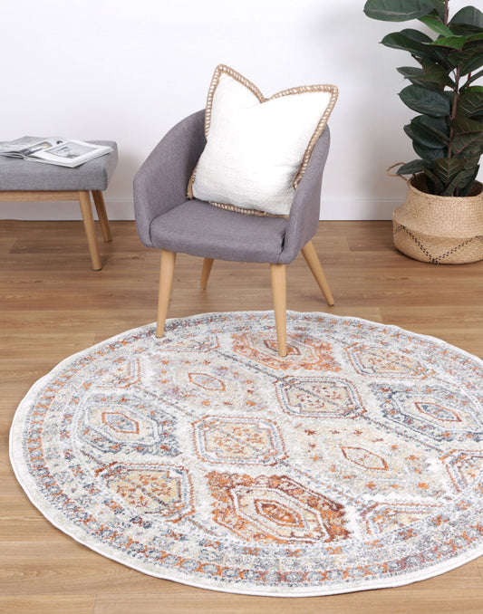 Saint Miquela Classic Multi Round Rug - /products/saint-classic-multi-round-rug