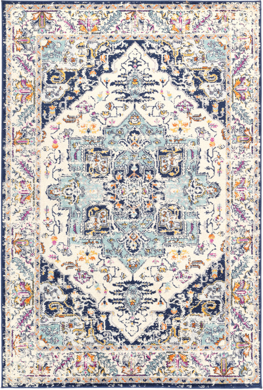 Silia Patti Navy Traditional RugSilia Patti Navy Traditional Rug - /products/sicily-sici10-cream-blue