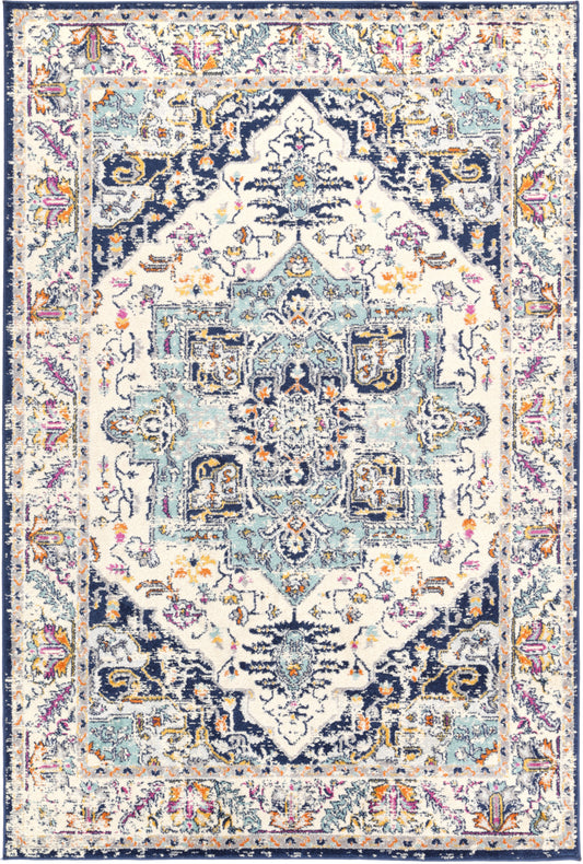 Sicily Patti Navy Traditional RugSicily Patti Navy Traditional Rug - /products/sicily-sici10-cream-blue