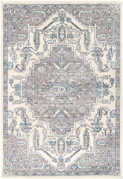Silia Avola Grey & Blue Transitional Rug