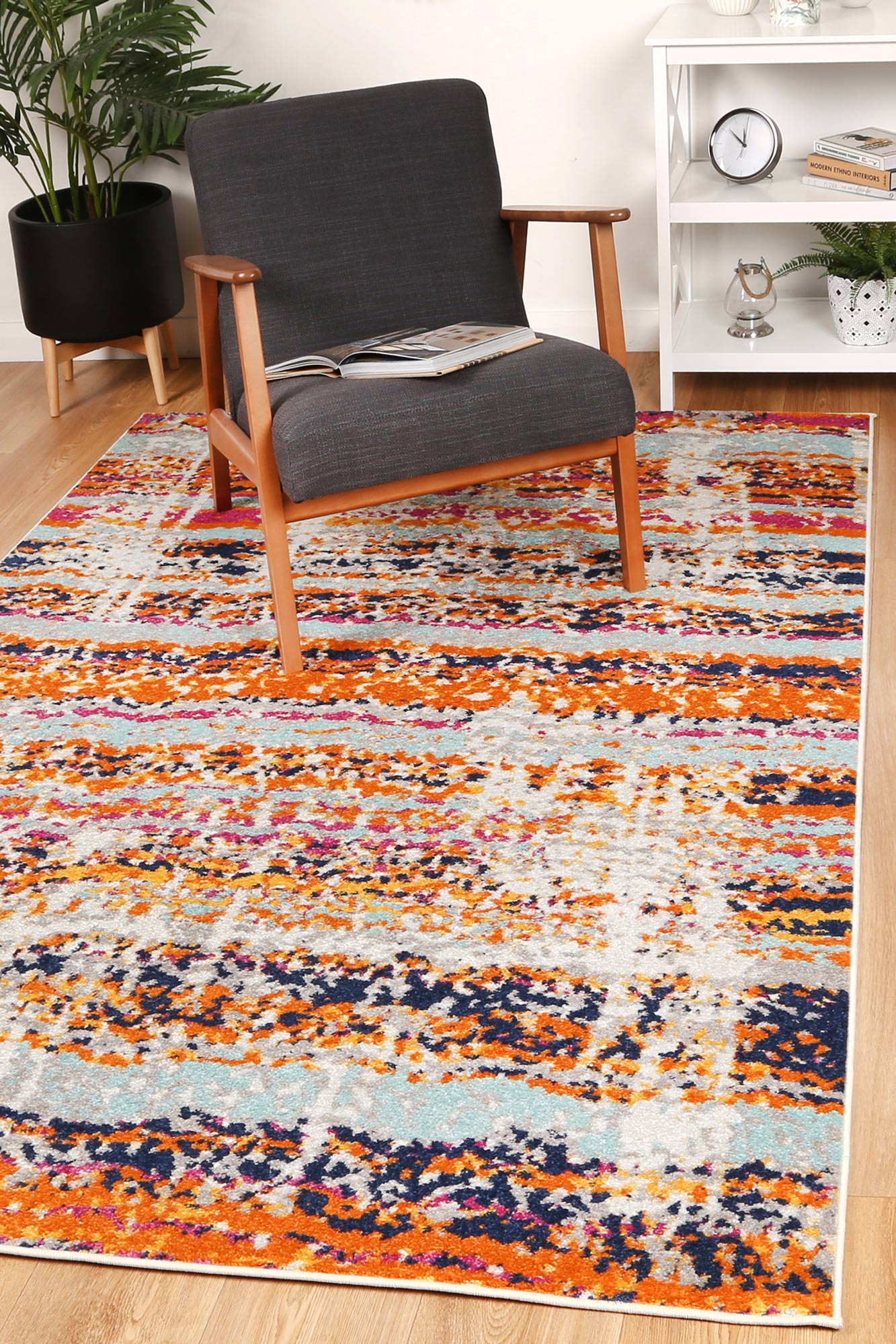 Silia Carini Multi Contemporary Rug