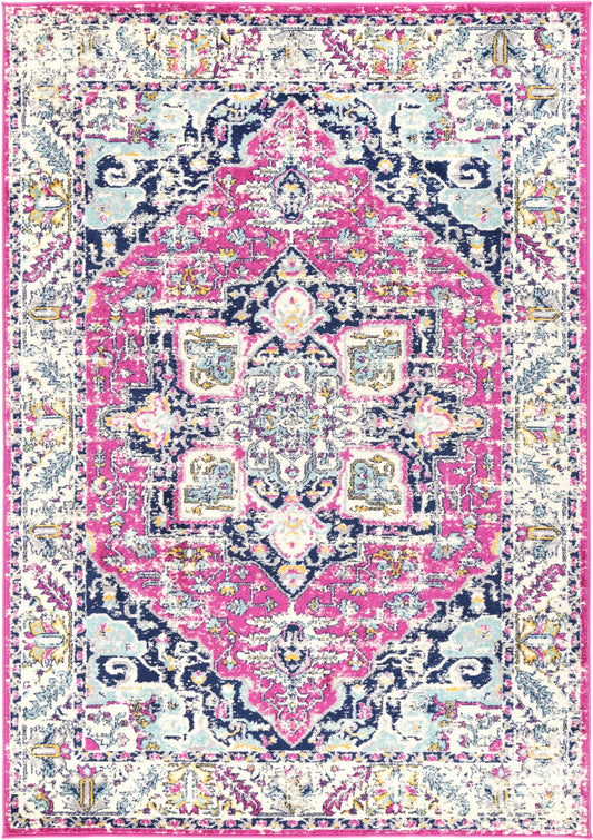 Sicily Carleone Pink & Blue Transitional RugSicily Carleone Pink & Blue Transitional Rug - /products/sicily-sici08-pink