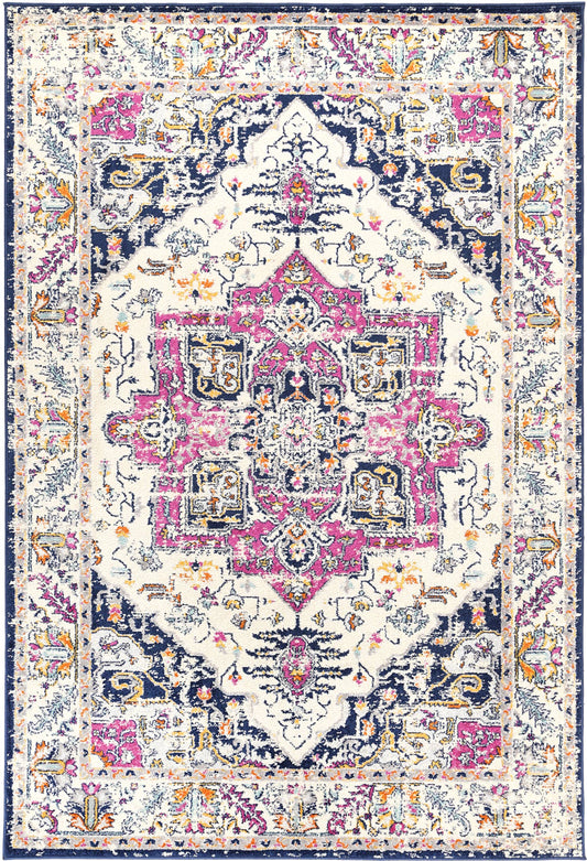 Sicily Nicosia Navy & Pink Transitional RugSicily Nicosia Navy & Pink Transitional Rug - /products/sicily-sici09-cream-pink